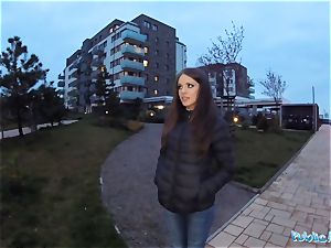 Public Agent uber-sexy bashful Russian babe romped by a stranger
