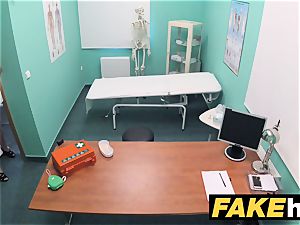 fake polyclinic puny blonde Czech patient health test