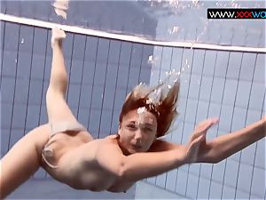 bouncing tits underwater