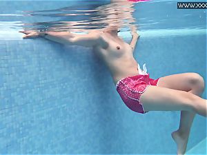 scorching tatted Czech super-sexy in the pool